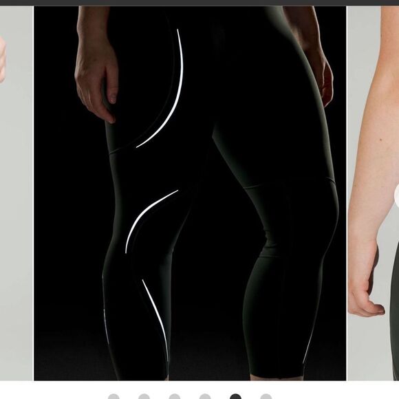 NWT New LULULEMON Base Pace High Rise HR Tight Reflective Smoked Spruce Green 2 - Picture 5 of 8